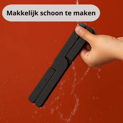 Qualty Inklapbare Siliconen Pannenonderzetter | Set van 2 | BPA-vrij