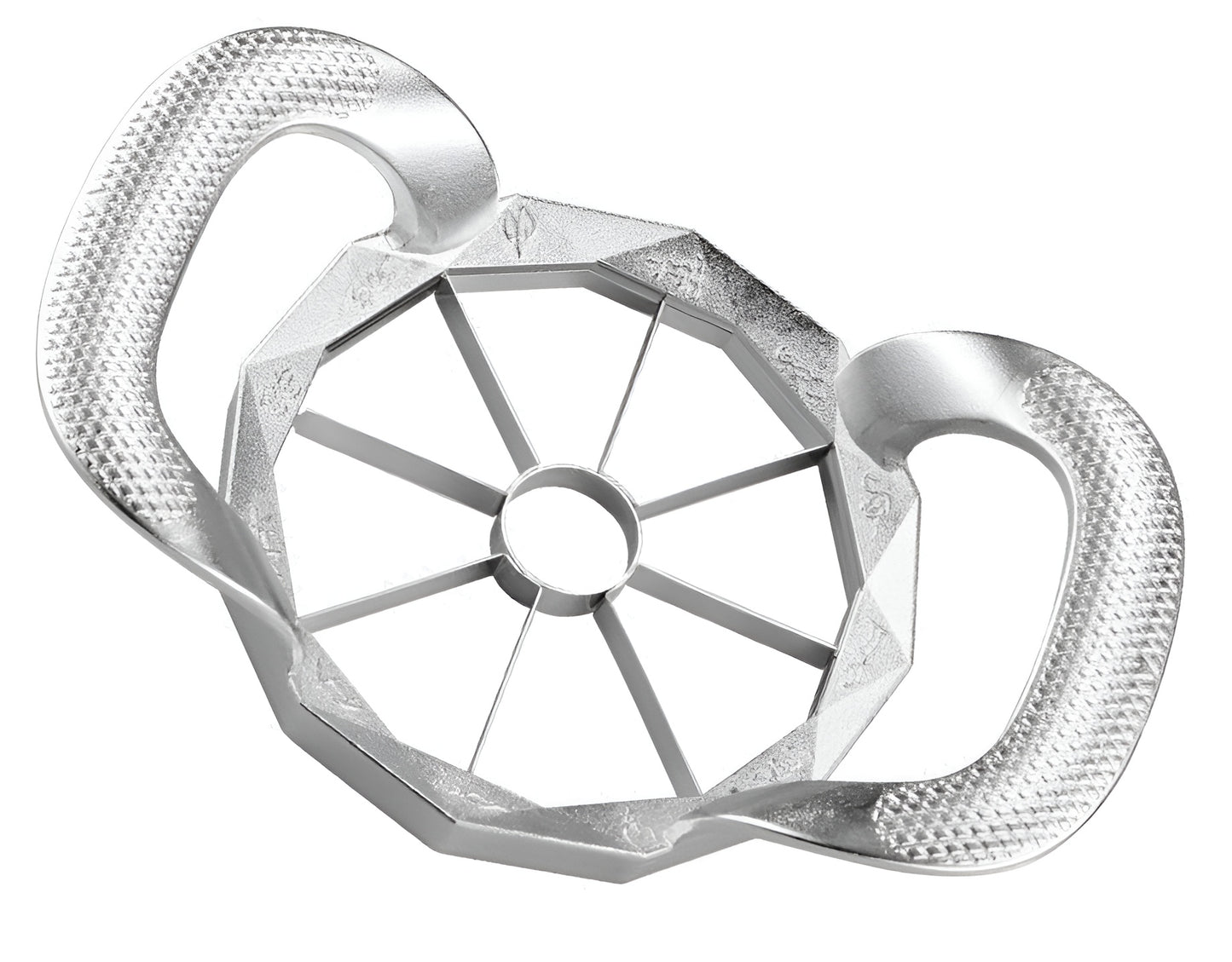 Qualty Luxe Appelboor RVS | 8 Partjes | Antislip Greep