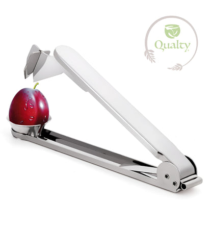 Qualty Kersenontpitter RVS | Ook voor Olijven & Pruimen | 18 cm