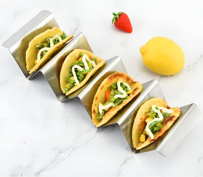 Qualty Taco Houder RVS | 3-4 Taco's | Oven- & Vaatwasserbestendig