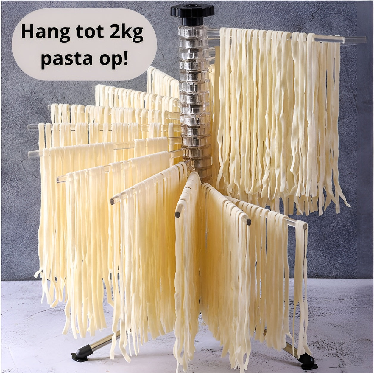 Qualty Pasta Droogrek | 14 Armen | Inklapbaar | Tot 2 kg