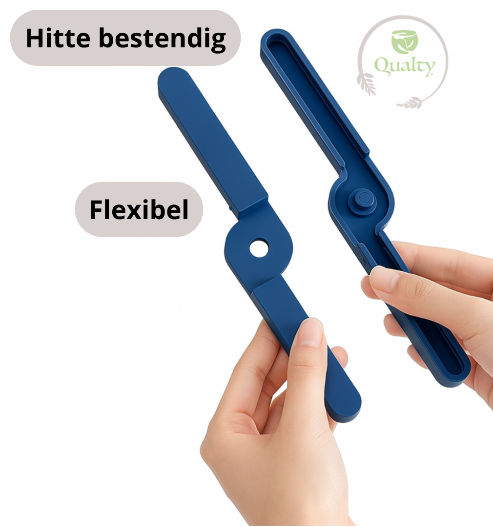 Qualty Inklapbare Siliconen Pannenonderzetter | Set van 2 | Blauw | BPA-vrij