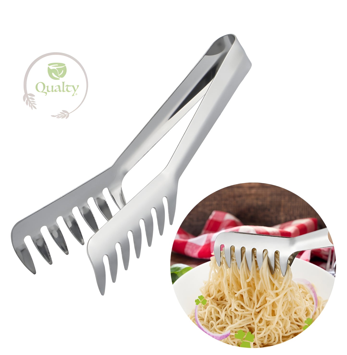 Qualty Serveertang RVS | 20,5 cm