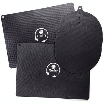 Qualty Siliconen Inductie Beschermers | Set van 6 | Rond & Rechthoekig