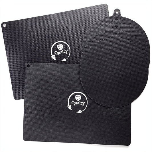 Qualty Siliconen Inductie Beschermers | Set van 6 | Rond & Rechthoekig