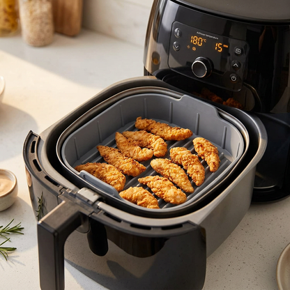 Qualty Siliconen Airfryer Bakje | 20,5 cm