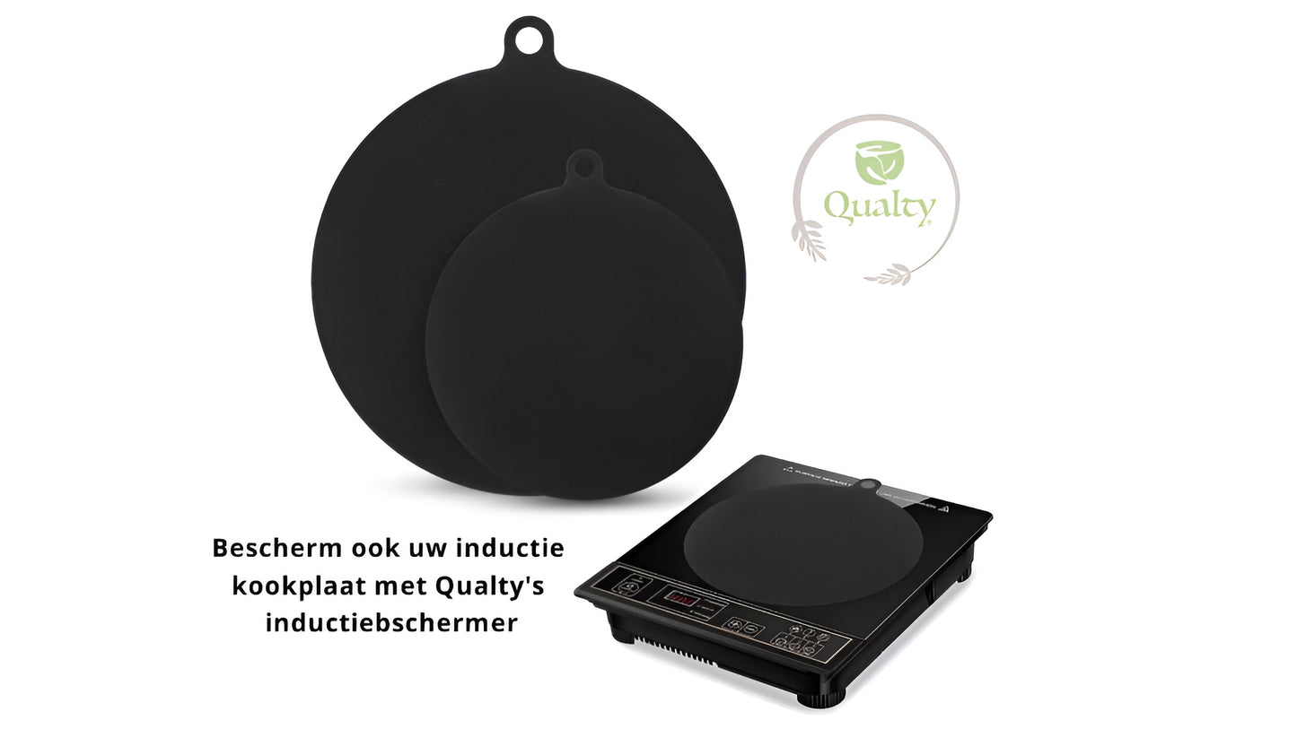 Qualty Siliconen Inductie Beschermers | Set van 4 | Hittebestendig tot 240°C