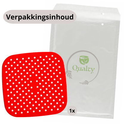 Qualty Siliconen Airfryer Matje | Geperforeerd | BPA-vrij | 21,6 cm